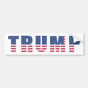 Adesivo Para Carro Donald Trump Presidente Eleição 2020 Bandeira am