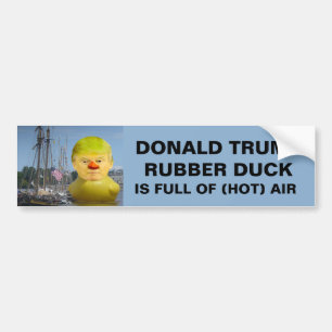 Adesivo Para Carro Donald Trump Rubber Yellow Duck Bumper Sticker