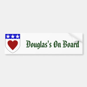 Adesivo Para Carro Douglas a bordo