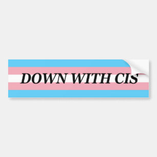 Adesivo Para Carro Down With Cis Bumper Sticker