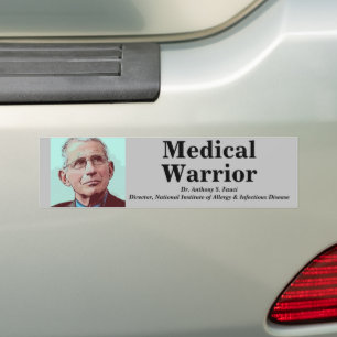 Adesivo Para Carro Dr. Fauci, Guerreiro Médico