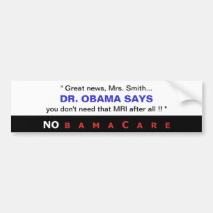 Adesivo Para Carro Dr. Obama Dizer