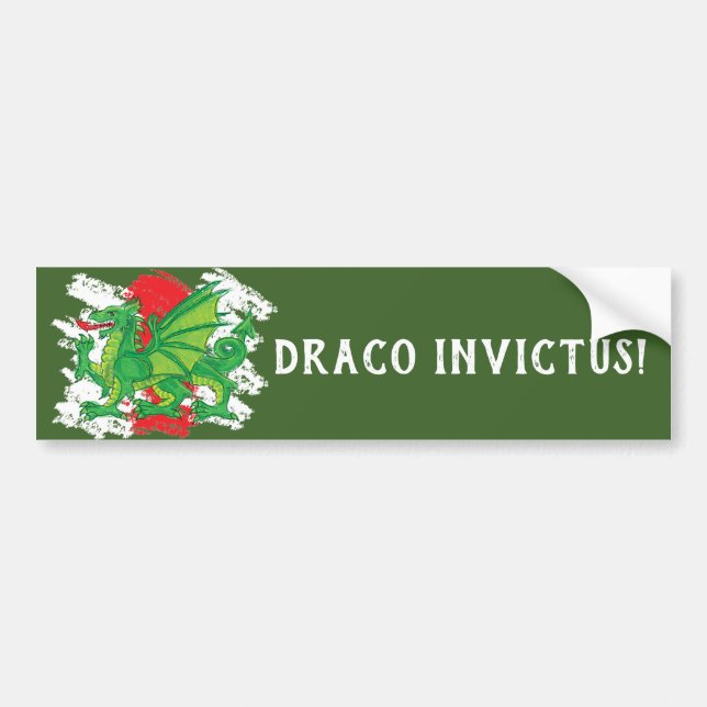 Adesivo Para Carro Draco Invictus (Frente)