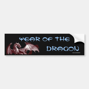 Adesivo Para Carro Dragão "ano fantasia Bumpersticker do dragão"