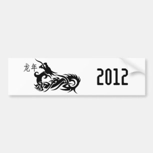 Adesivo Para Carro Dragão chinês 2012 do ano novo