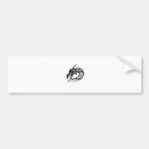 Adesivo Para Carro Dragão negro