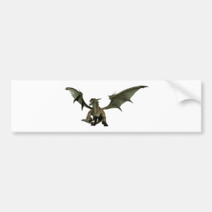 Adesivo Para Carro Dragão Verde Grande