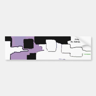Adesivo Para Carro "Dreaming in Purple" Arte Geométrica
