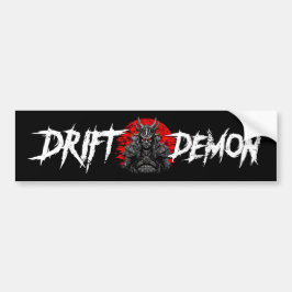 Adesivo Para Carro Drift Demon Samurai JDM Car Drifking Phonk