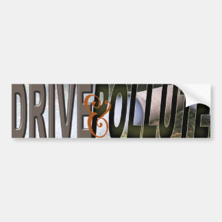 ADESIVO PARA CARRO DRIVE&POLLUTE
