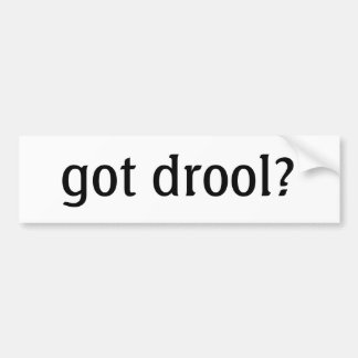 Adesivo Para Carro drool obtido? Autocolante no vidro traseiro