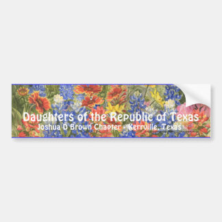 Adesivo Para Carro DRT TexasWildflower Bumpersticker