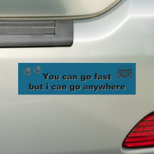 Adesivo Para Carro Duck Duck Bumper Sticker Ir A Qualquer Lugar