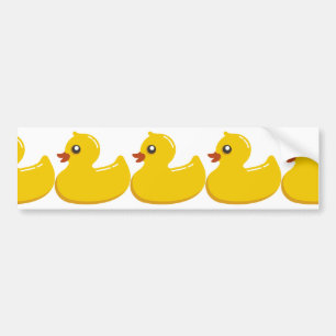 Adesivo Para Carro Duckie de borracha amarelo