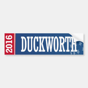 Adesivo Para Carro Duckworth - Tammy Duckworth 2016