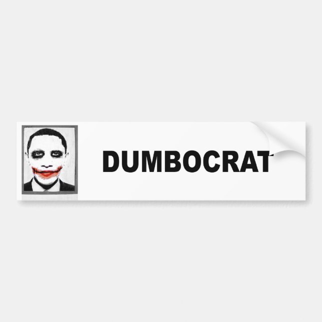 Adesivo Para Carro Dumbocrat (Frente)