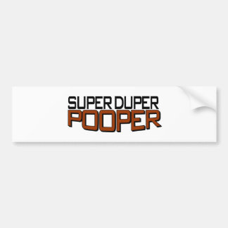 Adesivo Para Carro Duper super Pooper