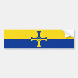 Adesivo Para Carro Durham Flag (County of England, Reino Unido)
