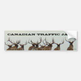 Adesivo Para Carro E17 Bull Elk Running