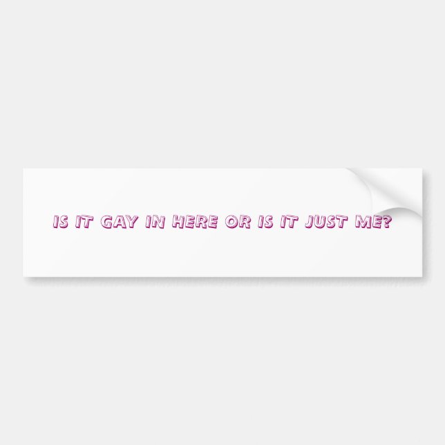 ADESIVO PARA CARRO É ALEGRE DENTRO AQUI OU É APENAS MIM? (Frente)