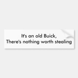 Adesivo Para Carro "É Buick velho… "