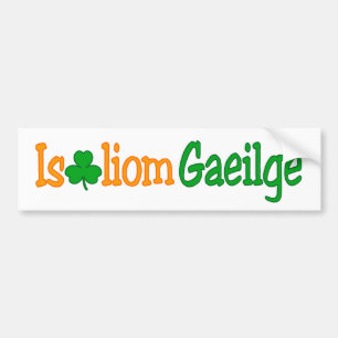 Adesivo Para Carro É o pára-choque do gaeilge do liom do breá