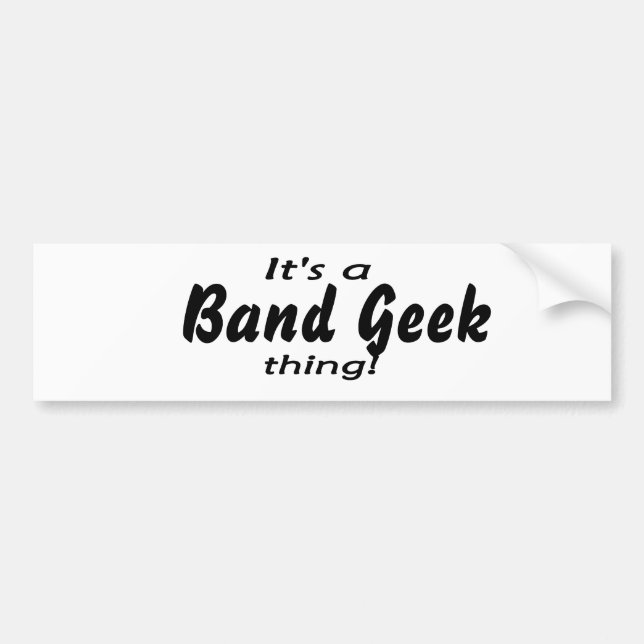 Adesivo Para Carro É uma coisa do geek da banda! (Frente)
