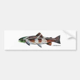 Adesivo Para Carro Eagle Lake Ouro Rainbow Trout (Ouro);