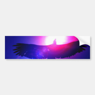 Adesivo Para Carro Eagle Wings - Águia em Voo
