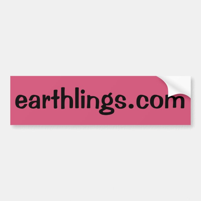 Adesivo Para Carro Earthlings.com (Frente)