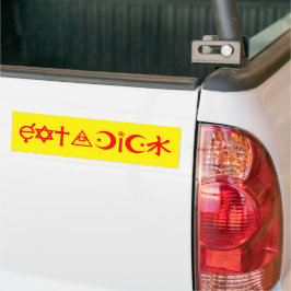Adesivo Para Carro EatADick Bumper Sticker