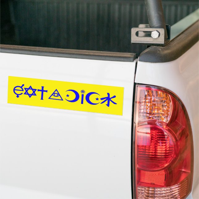 Adesivo Para Carro EatADick Bumper Sticker (No caminhão)