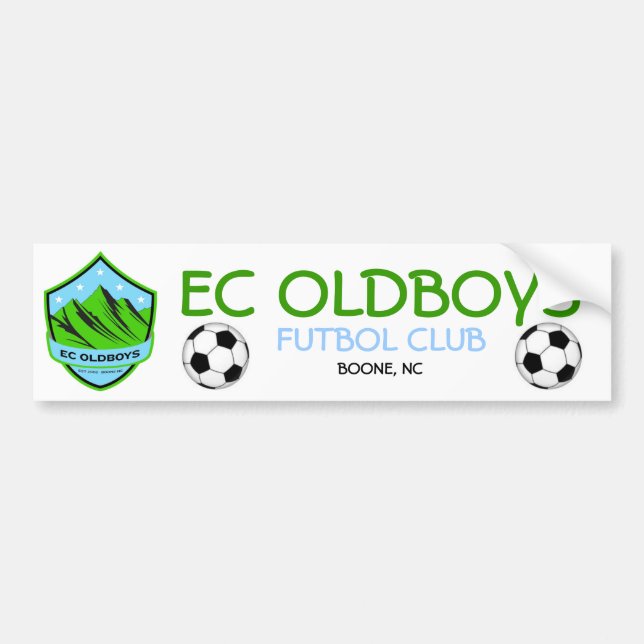 Adesivo Para Carro EC Oldboys (Frente)