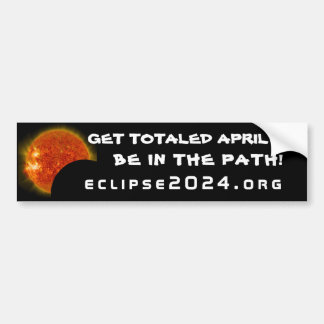 Adesivo Para Carro Eclipse 2024 Bumper Sticker