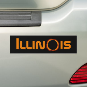 Adesivo Para Carro Eclipse Solar Total de 2024 Illinois
