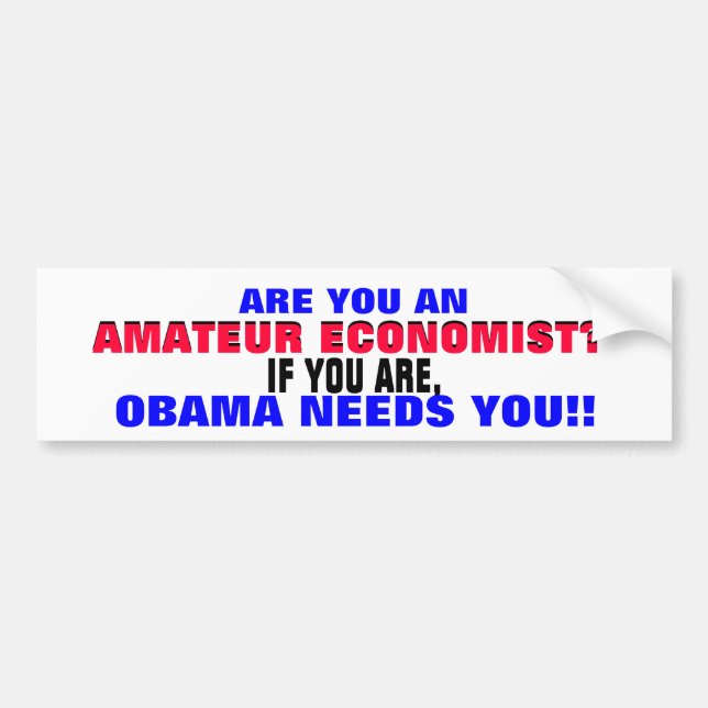 ADESIVO PARA CARRO ECONOMISTA AMADOR??  EM CASO AFIRMATIVO. .OBAMA (Frente)