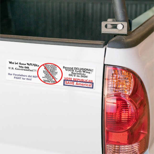 Adesivo Para Carro Edição Democrática de Esquerda Política ANO (No caminhão)