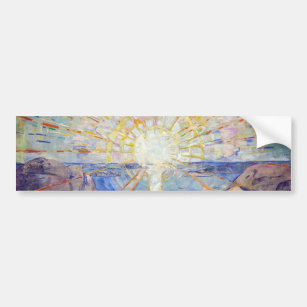Adesivo Para Carro Edvard Munch - O Sol 1911