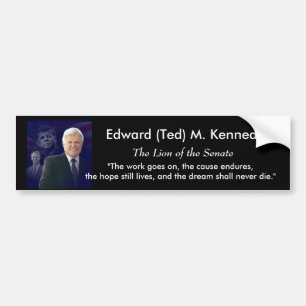 Adesivo Para Carro Edward (Ted) Kennedy - em Memorium