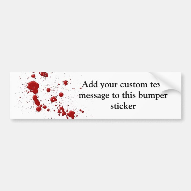 Adesivo Para Carro Eeew, é esse sangue no seu (Frente)