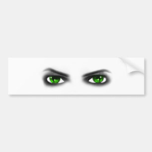 Adesivo Para Carro Eerie Green Eyes