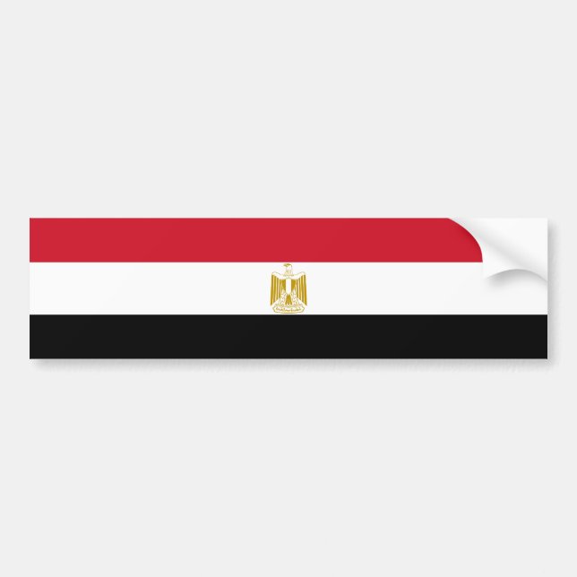 Adesivo Para Carro Egipto/bandeira egípcia (Frente)