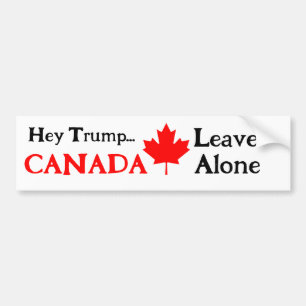 Adesivo Para Carro Ei Trump, Leaf CANADÁ sozinho