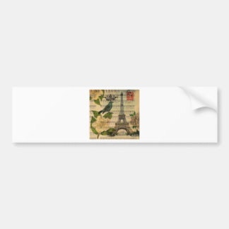 Adesivo Para Carro Eiffel Tower vintage Paris