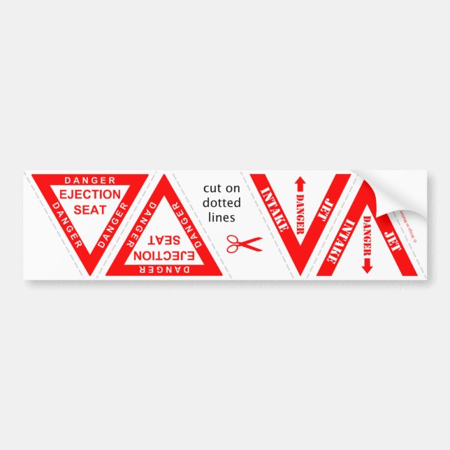 Adesivo Para Carro Ejetar/Jato (Frente)