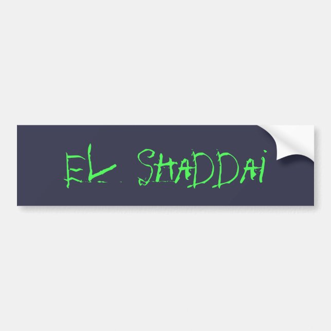 Adesivo Para Carro EL Shaddai (Frente)