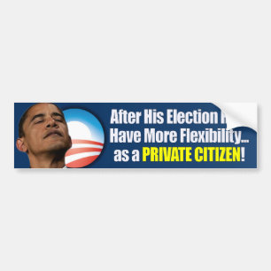 Adesivo Para Carro Eleição 2012 - Anti Obama