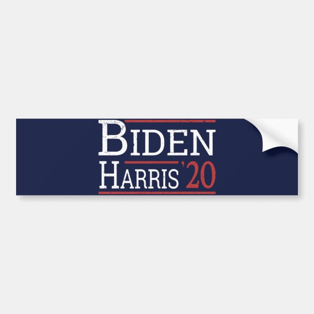 Adesivo Para Carro Eleição 2020 - Biden Harris I (Frente)