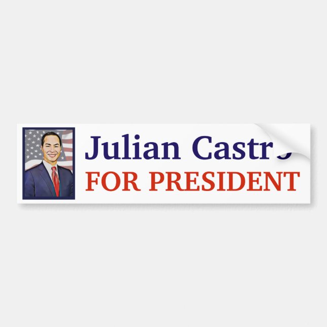 Adesivo Para Carro Eleição Presidencial Julian Castro 2020 (Frente)