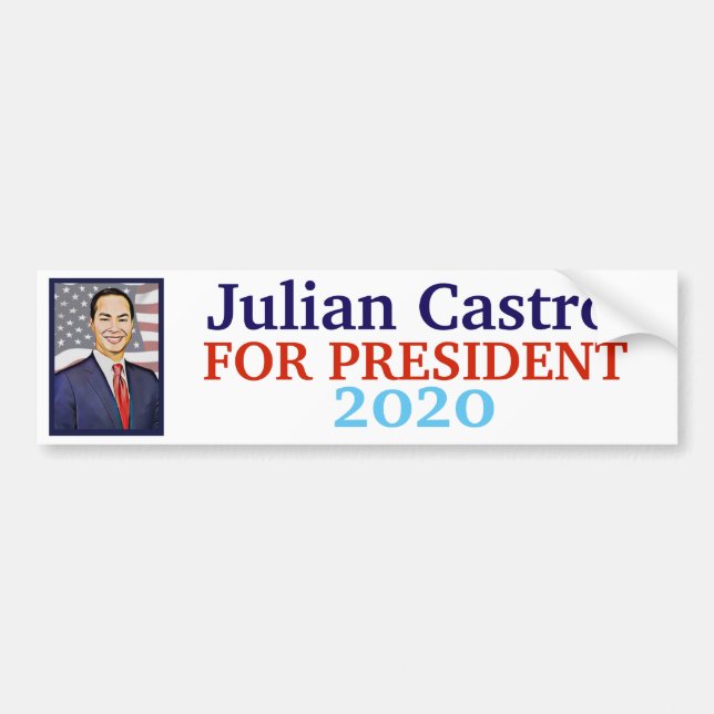 Adesivo Para Carro Eleição Presidencial Julian Castro 2020 (Frente)